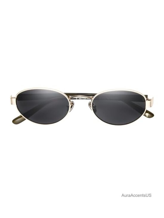 Oval Metal Sunglasses with UV and Scratch Protection main image 4